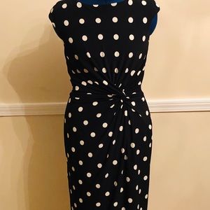 Ralph Lauren Long polka dot dress